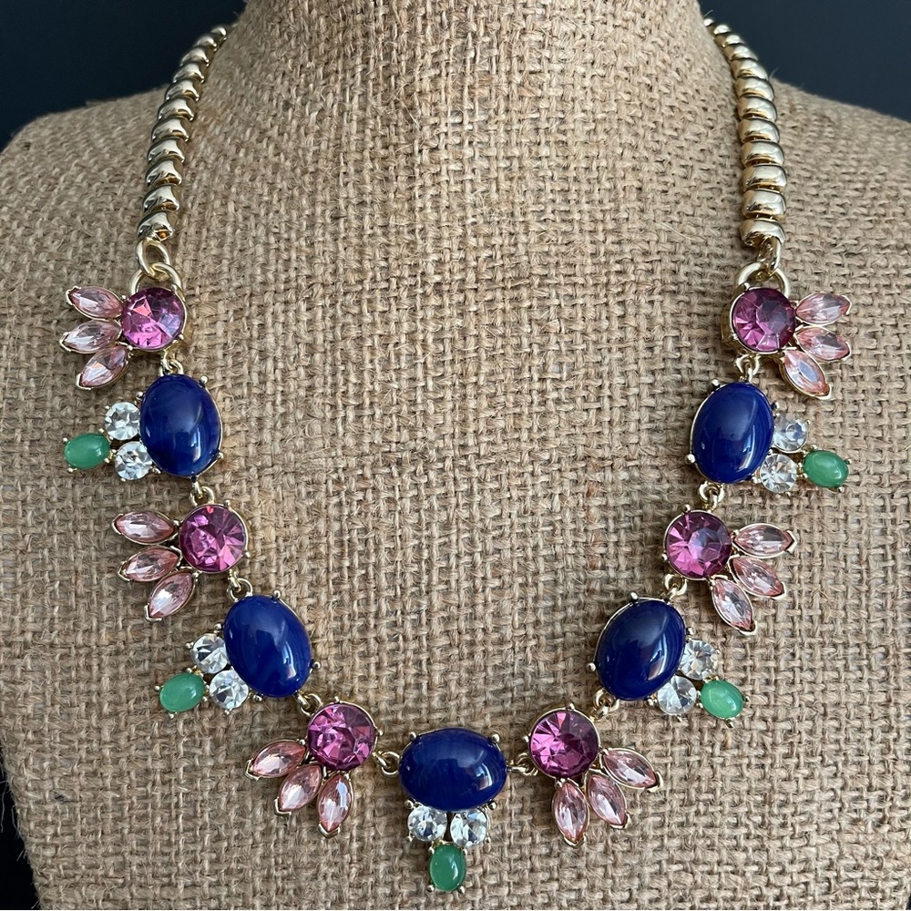Elegant Talbots Multicolor Statement Necklace - image 3